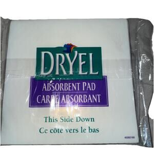 NEW Vintage DRYEL Absorbent Pads Sponges Factory Sealed Original Line